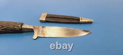 Vintage G. Felix Solingen German Hunting Knife + Sheath