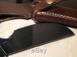 Vintage GERBER Hunter Knife MODEL 425 all weather handle WITH SHEATH unsharpened