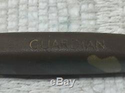 Vintage Gerber Guardian Knife Black Blade Camo Handle & Cordura Camo Sheath