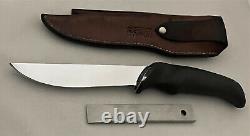 Vintage Gerber Knife Magnum Hunter with original Leather Sheath & Honesteel