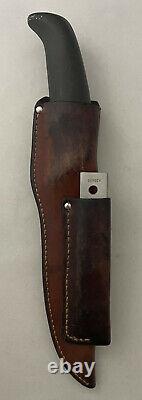 Vintage Gerber Knife Magnum Hunter with original Leather Sheath & Honesteel