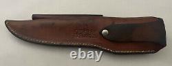 Vintage Gerber Knife Magnum Hunter with original Leather Sheath & Honesteel