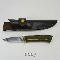 Vintage Gerber Model C325 Fixed Blade Hunting Knife With Sheath