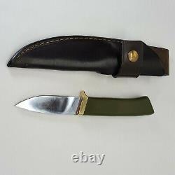 Vintage Gerber Model C325 Fixed Blade Hunting Knife With Sheath