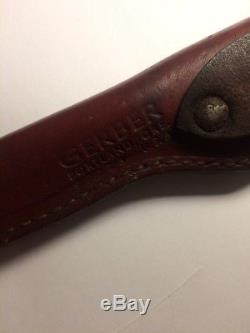 Vintage Gerber Shorty Magnum Hunting Knife Rare Antique Old USA Al Mar Design US