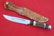 Vintage German Eye Eyeball Schlieper Stag Fixed Blade Hunting Knife Jim Bowie