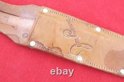 Vintage German Eye Eyeball Schlieper Stag Fixed Blade Hunting Knife Jim Bowie