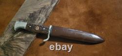 Vintage German F. Herder Abr. Sohn Solingen Bowie Knife