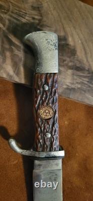 Vintage German F. Herder Abr. Sohn Solingen Bowie Knife