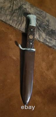 Vintage German F. Herder Abr. Sohn Solingen Bowie Knife