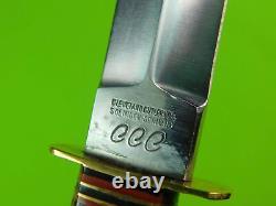 Vintage German Germany Cleveland Cutlery Solingen Hunting Dagger Knife & Sheath