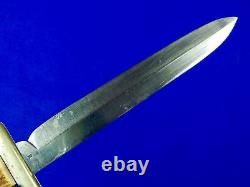 Vintage German Germany Hunting Fighting Knife with Sheath