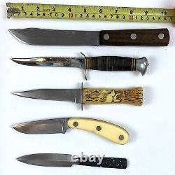 Vintage German Knife Solingen CASE XX rare knives lot 8 Sawback Svoboda NICE