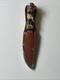 Vintage German Solingen Knife Ackermannchen Heidelberg Stag Handle Carved Deer