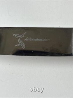 Vintage German Solingen Knife Ackermannchen Heidelberg Stag Handle Carved Deer