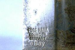 Vintage Germany Edge Mark #469 Bowie Hunting Knife and Oiginal Sheath Unused