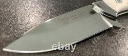 Vintage HEN & ROOSTER German Stag Antler Bowie HR-3132 Knife Sheath & Box MINT