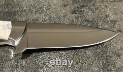 Vintage HEN & ROOSTER German Stag Antler Bowie HR-3132 Knife Sheath & Box MINT