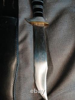 Vintage Hand Made Unmarked Bowie Knife