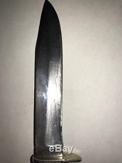 Vintage Harry Morseth Brusletto Blade Stag Handle Hunting Knife (RARE)