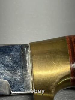 Vintage Helle Fabrikker Fixed Blade Knife 10 1/2+ High Carbon Edge Norway