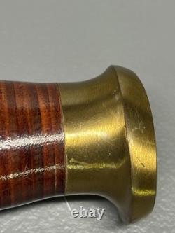 Vintage Helle Fabrikker Fixed Blade Knife 10 1/2+ High Carbon Edge Norway