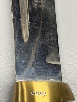 Vintage Helle Fabrikker Fixed Blade Knife 10 1/2+ High Carbon Edge Norway