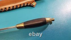 Vintage Helle Norway 18/8 High Carbon Edge Hunting Knife + Sheath Puuko TR1164