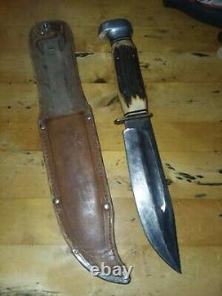 Vintage Henley & Co Othello Germany German Stag Hunting Bowie Knife Knives