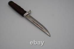 Vintage Herder Solingen Hunting/Bowie Knife Germany Wood Handle 25-0492