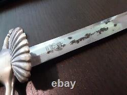 Vintage Hirschkrone Solingen Germany Stag Hunting Dress Dagger Knife