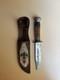 Vintage Hunting Knife Marked RIOJA Stag Handle Spanish