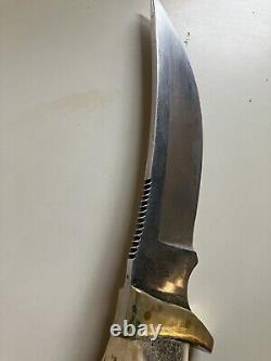 Vintage Jacob's Custom Stag Antler Hunting Knife 11 Beautiful! Jacobs