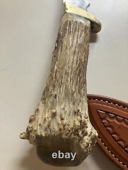 Vintage Jacob's Custom Stag Antler Hunting Knife 11 Beautiful! Jacobs