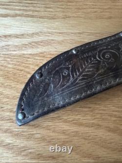 Vintage Jaeger Bros Marinette WIS Fixed Blade Hunting Knife Aerial Cutlery Vintage Jaeger Bros Marinette WIS Fixed Blade Hunting Knife Aerial Cutlery