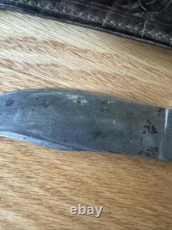 Vintage Jaeger Bros Marinette WIS Fixed Blade Hunting Knife Aerial Cutlery