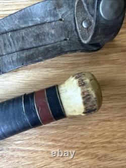 Vintage Jaeger Bros Marinette WIS Fixed Blade Hunting Knife Aerial Cutlery Vintage Jaeger Bros Marinette WIS Fixed Blade Hunting Knife Aerial Cutlery