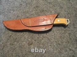 Vintage James B Lile Jimmy Early Knife Yellow Micarta The Arkansas Knifesmith