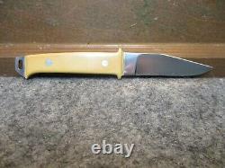 Vintage James B Lile Jimmy Early Knife Yellow Micarta The Arkansas Knifesmith