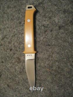 Vintage James B Lile Jimmy Early Knife Yellow Micarta The Arkansas Knifesmith