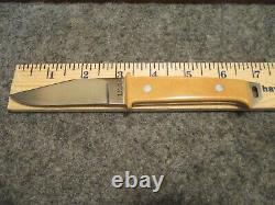 Vintage James B Lile Jimmy Early Knife Yellow Micarta The Arkansas Knifesmith