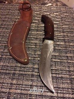 Vintage Joseph Rodgers Sheffield /Abercrombie & Fitch Co. Trapper Hunting Knife