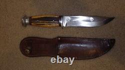 Vintage K-Bar Hunting Knife with K-Bar Sheath