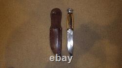 Vintage K-Bar Hunting Knife with K-Bar Sheath