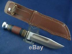 Vintage KA-BAR 471-5 Union Cutlery co. Knife with Sheath