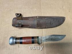 Vintage KA-BAR 472-5 Hunting Knife with Sheath