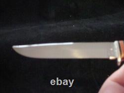 Vintage KA BAR REG. U. S. PAT. OFF. RARE 1925 Fixed Blade Knife Narly Stag NR MINT