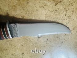 Vintage KA-BAR Union Cutlery Hunting Knife 1926 Pat. Dogs Head Shield (BEAR)