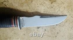 Vintage KA-BAR Union Cutlery Hunting Knife 1926 Pat. Dogs Head Shield (BEAR)