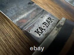 Vintage KABAR Twin Set HUNTING KNIFE COMBO RARE